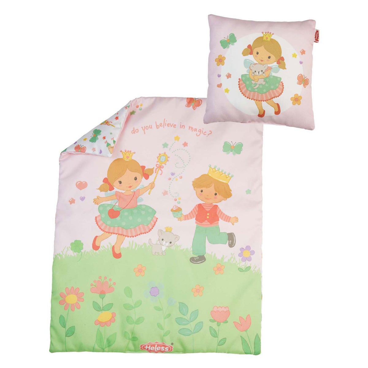 Heless poppendekentje met kussentje prinses emily