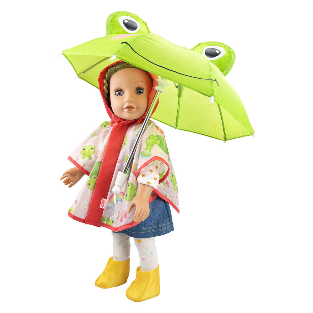 Heless regenpak kikker carlo 3dlg - maat 35-45 cm