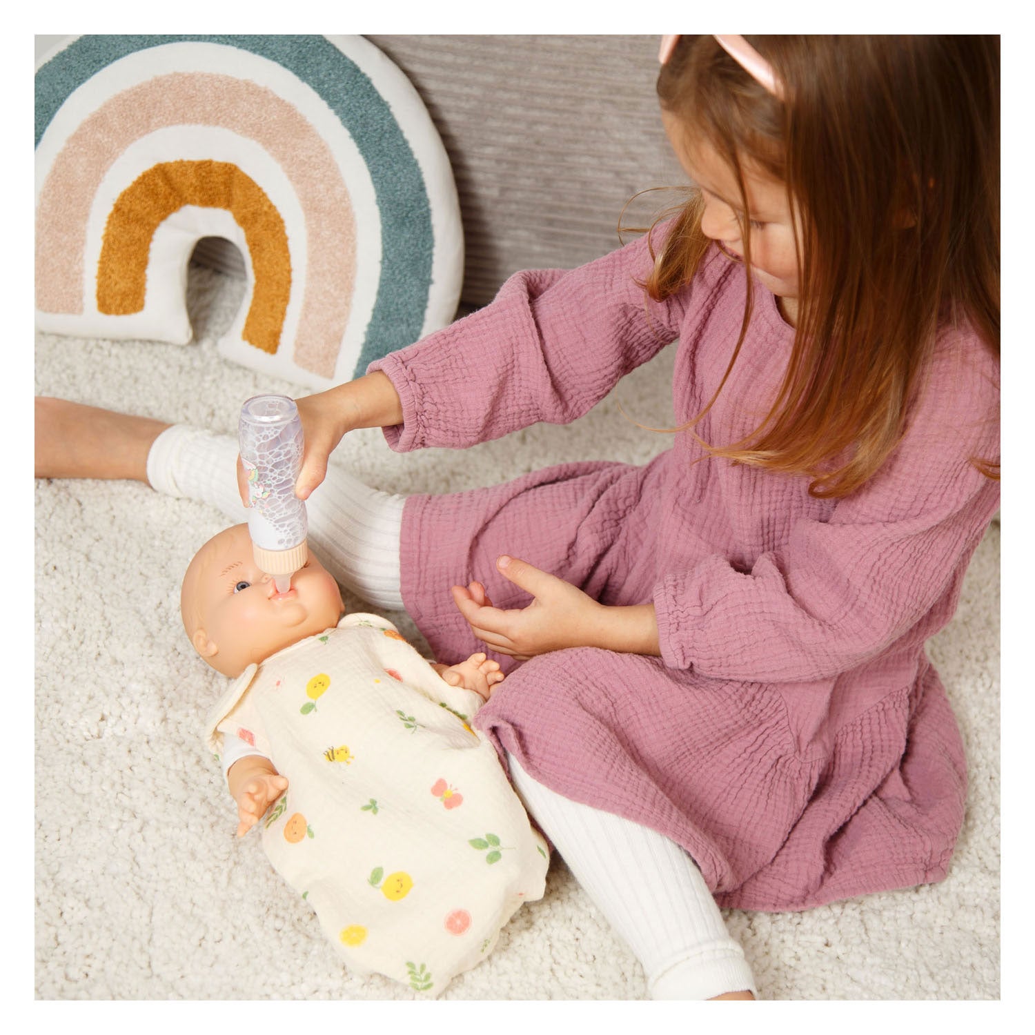 Heless slaapzak voor poppen cheeky fruits - maat 28-35 cm