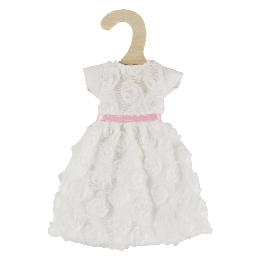 Heless witte jurk voor modepoppen - 29cm