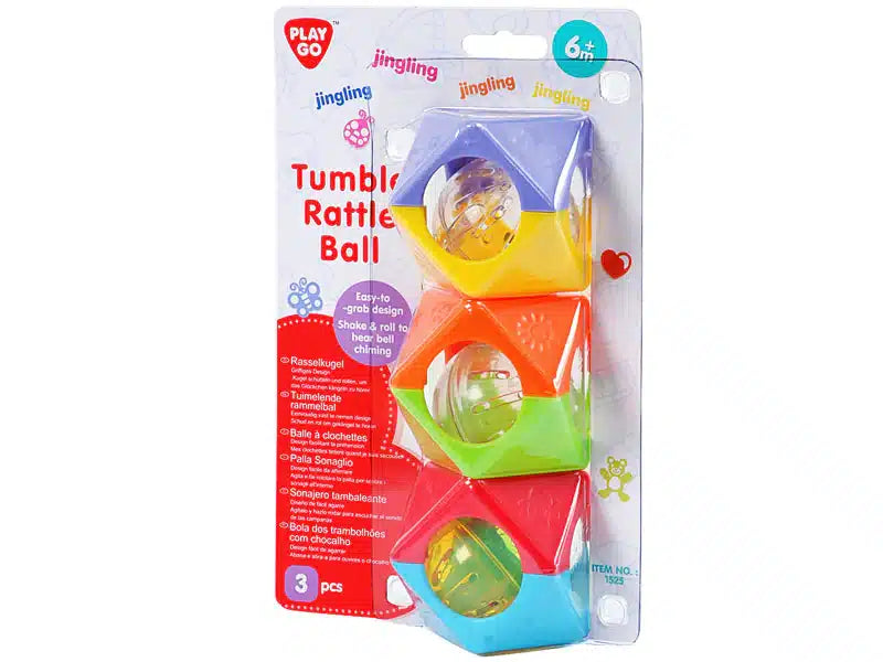 Playgo tuimelende ratel bal 3 stuks