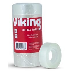 Plakband viking 19 mm x 33 m transparant