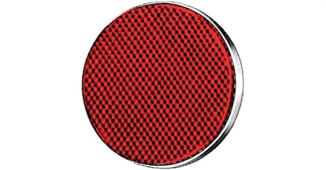 Hella rückstrahler rear reflector 85mm red w.fastening screws