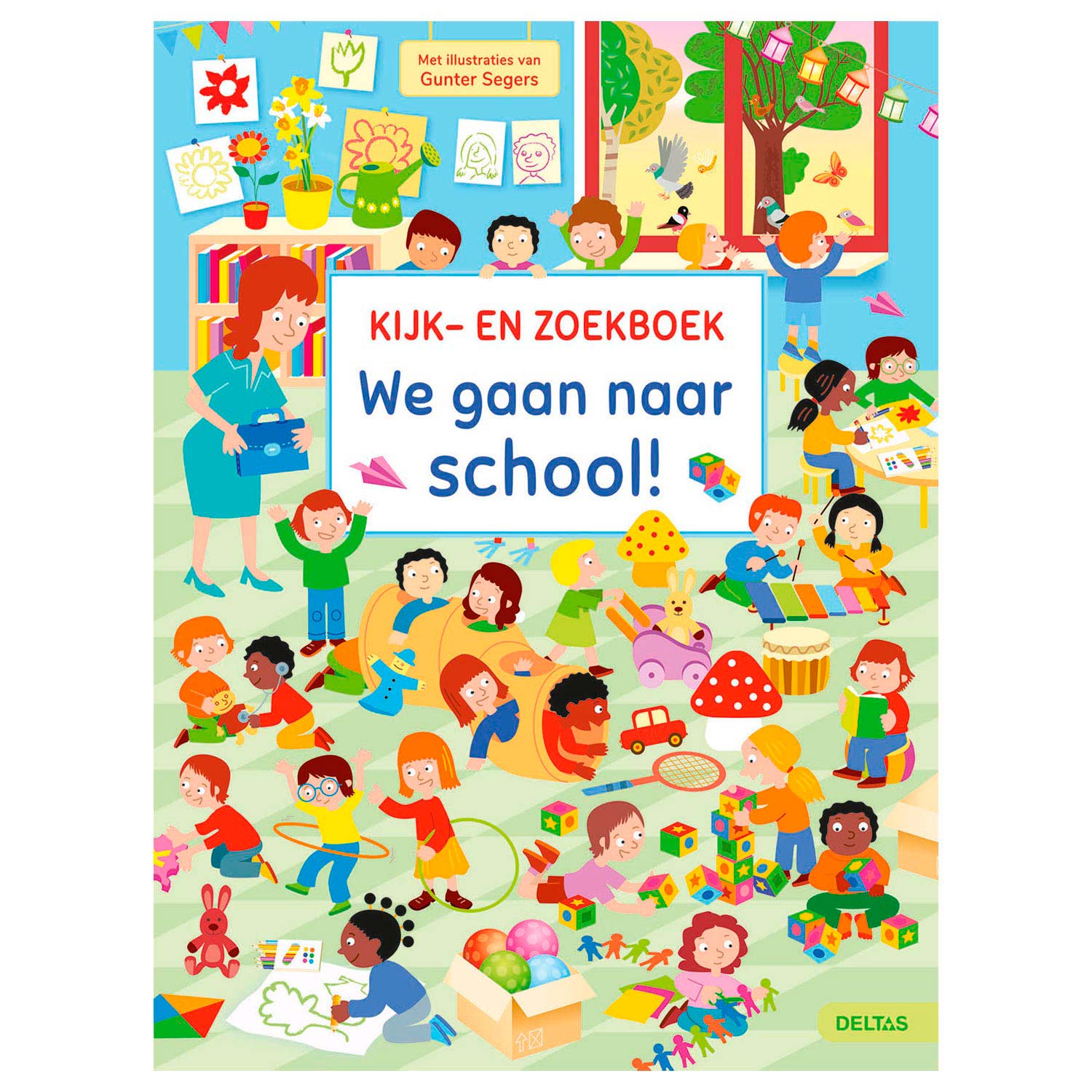 Deltas kijk- en zoekboek - we gaan naar school!