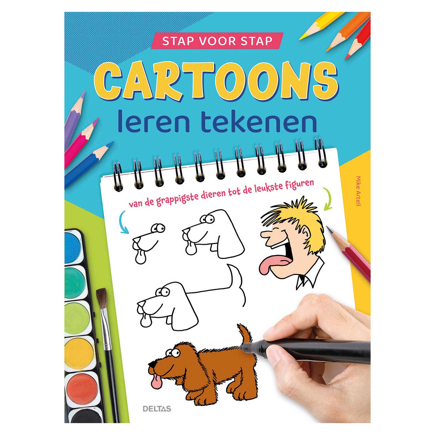 Stap voor stap cartoons leren tekenen