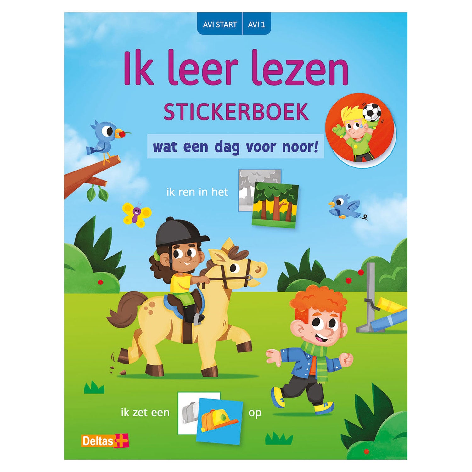 Deltas ik leer lees stickerboek - wat een dag voor noor! avi starten