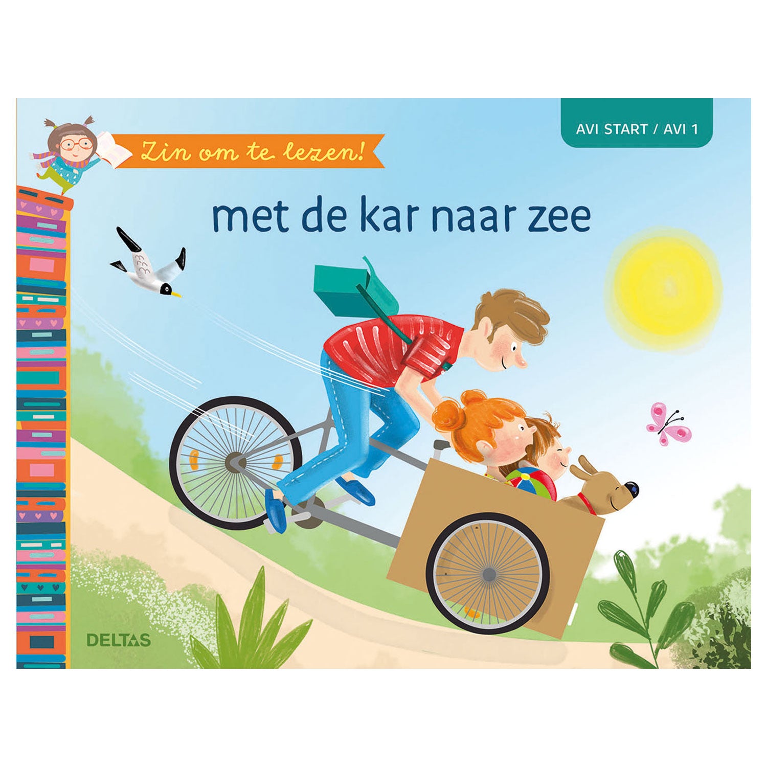 Delta's zin om te lezen! - met de kar naar zee (avi-start)