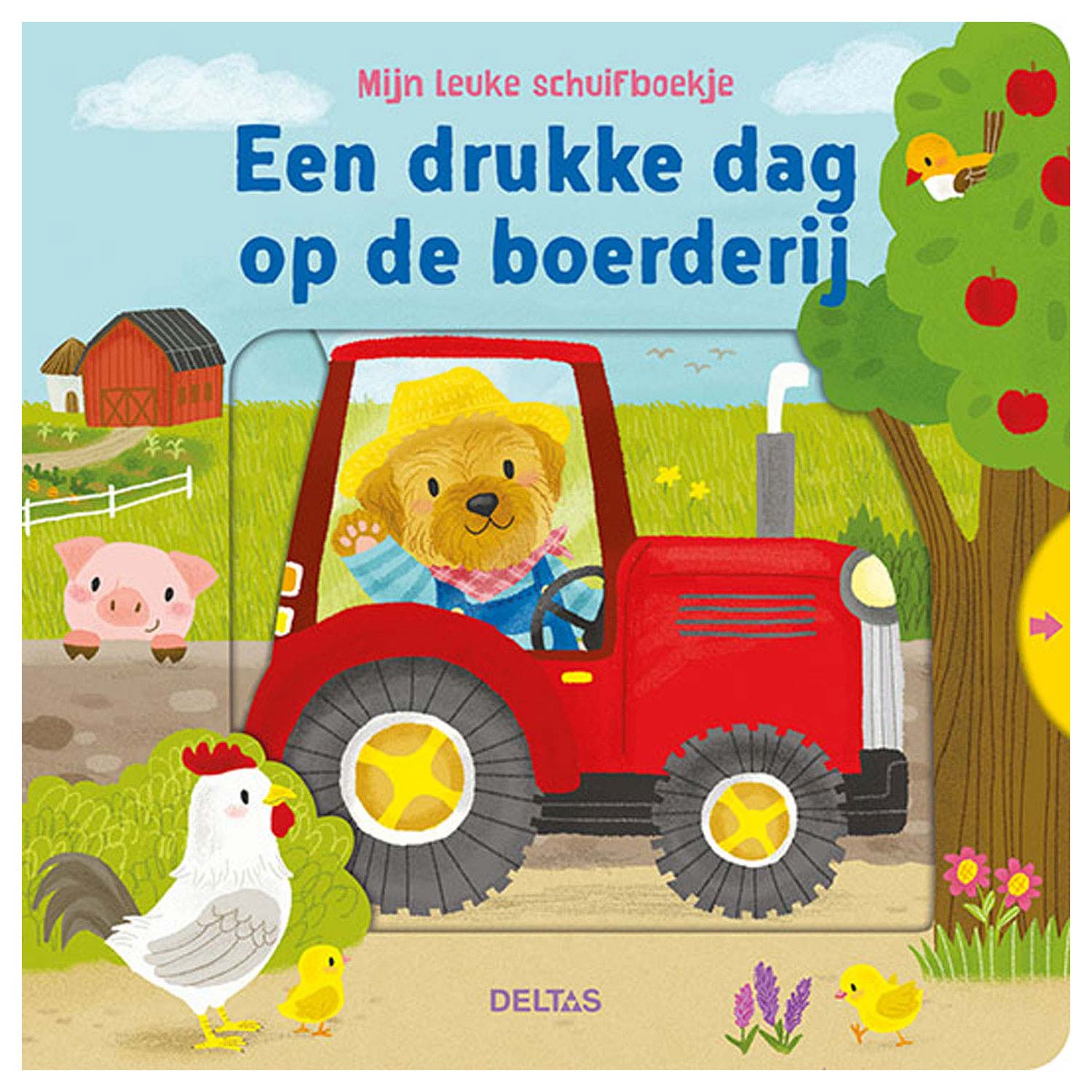 Deltas mijn leuke schuifboekje - een drukke dag op de boerderij