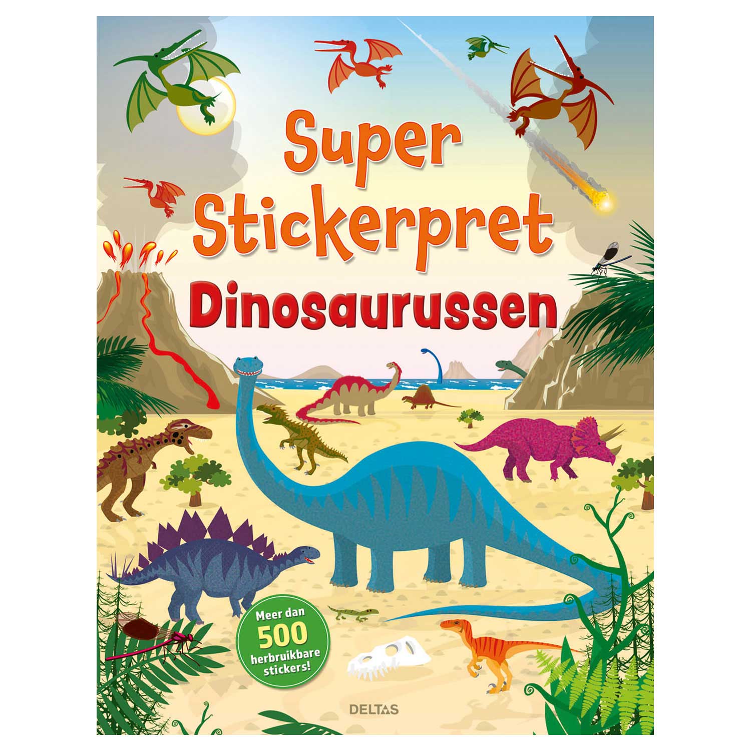 Deltas super stickerpret - dinosaurussen