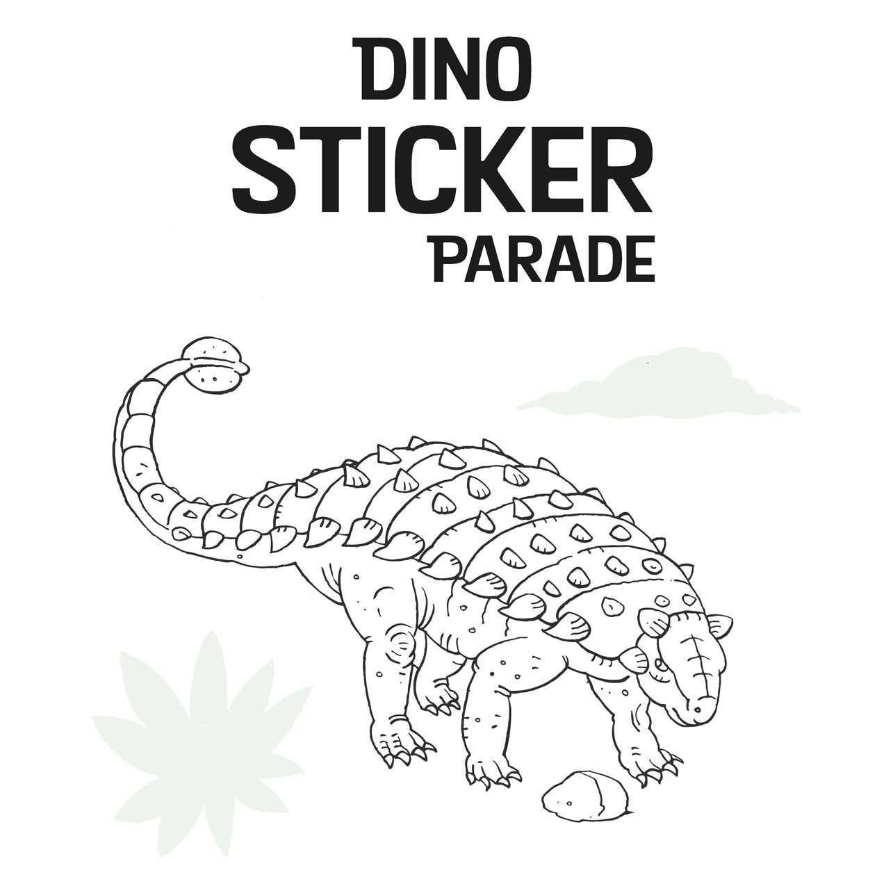 Deltas dino sticker parade