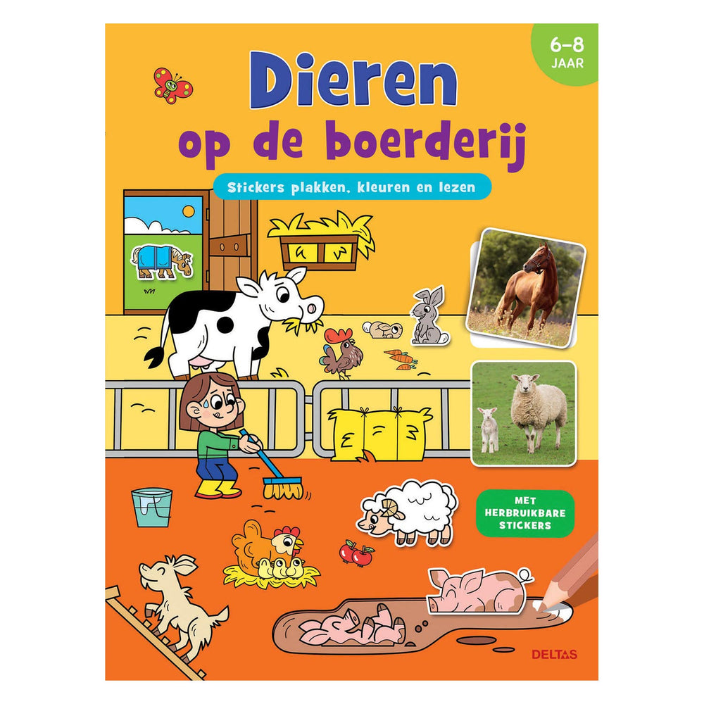 Stickerboek - Dieren op de boerderij