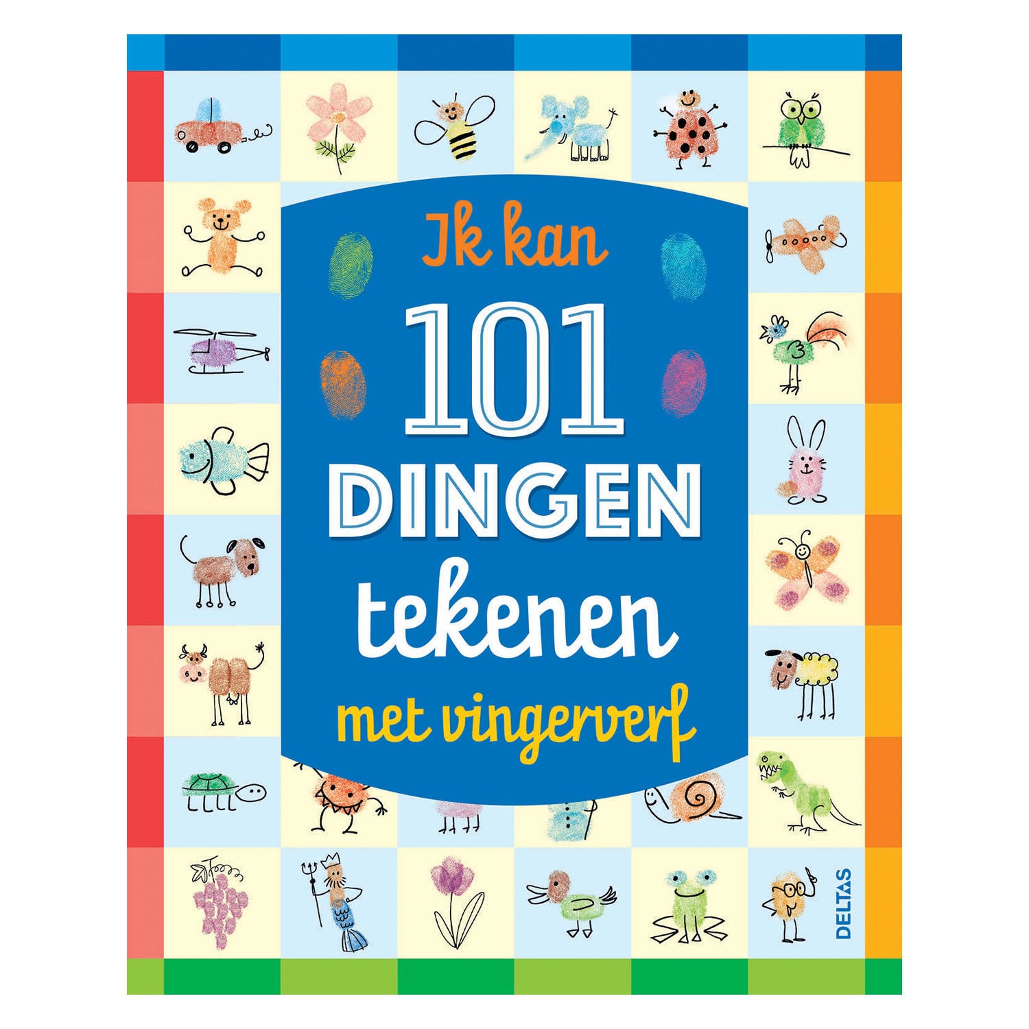 Deltas ik kan 101 dingen tekenen met vingerverf hobbyboek
