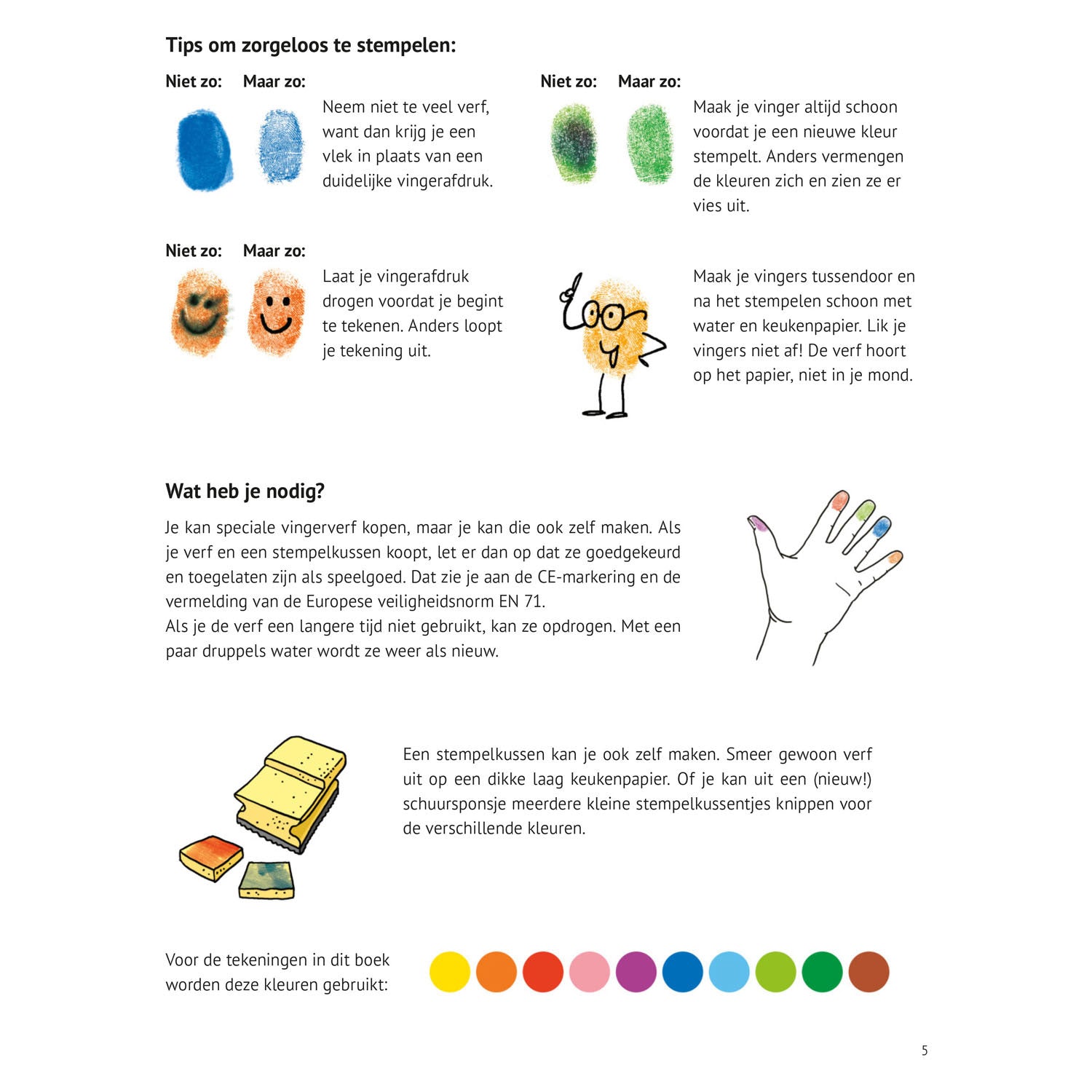 Deltas ik kan 101 dingen tekenen met vingerverf hobbyboek