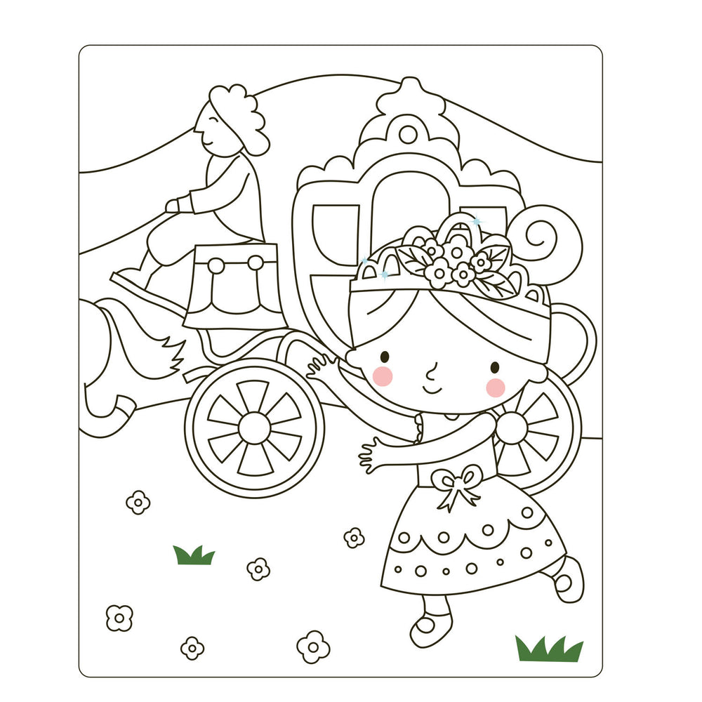 Deltas little princess sticker fun - aankleedpoppen little princess sticker fun - poupées à habiller