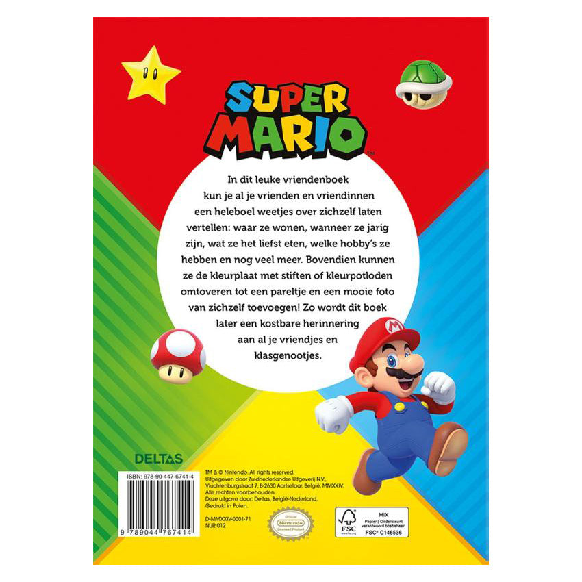 Deltas super mario vriendenboek