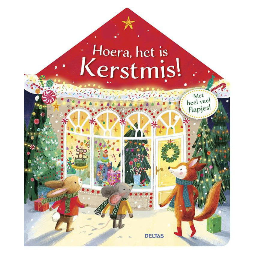 Deltas hoera, het is kerstmis! kartonboek
