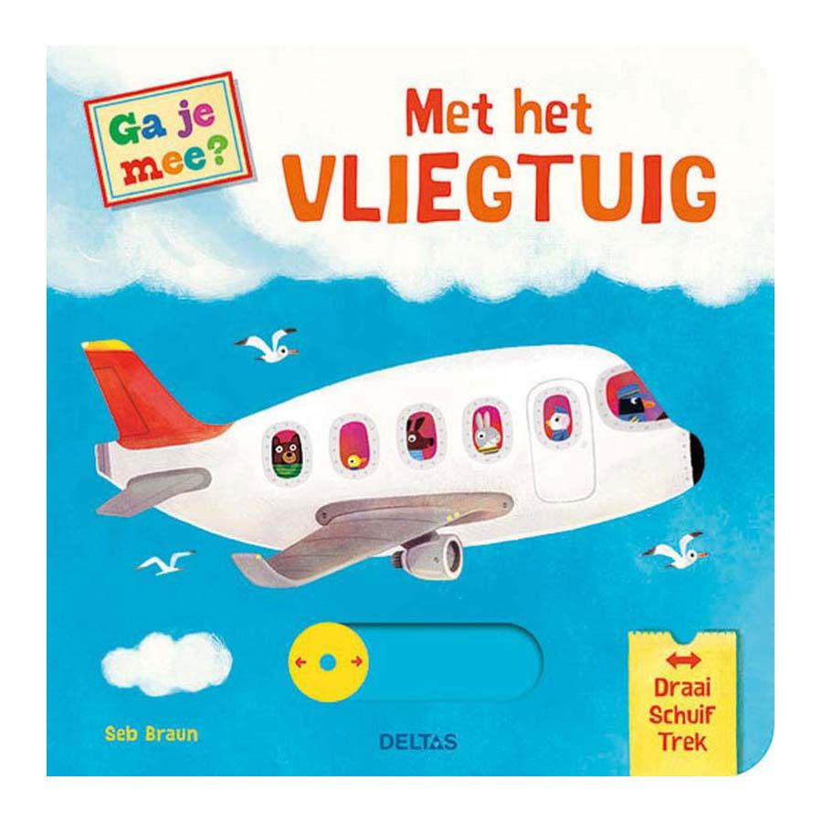 Deltas ga je mee? met het vliegtuig kartonboek