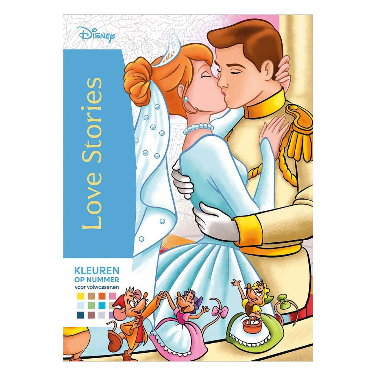 Deltas disney love stories - kleuren op nummer voor volwassenen