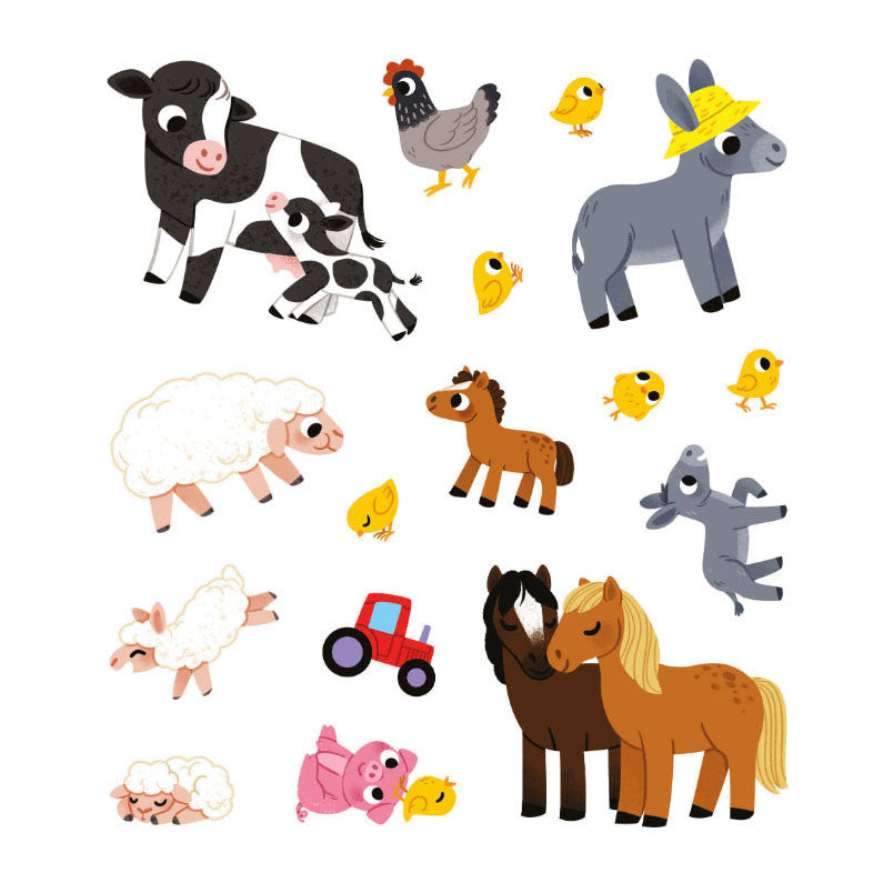 Deltas mijn eerste stickerboek kleine handjes - babydieren