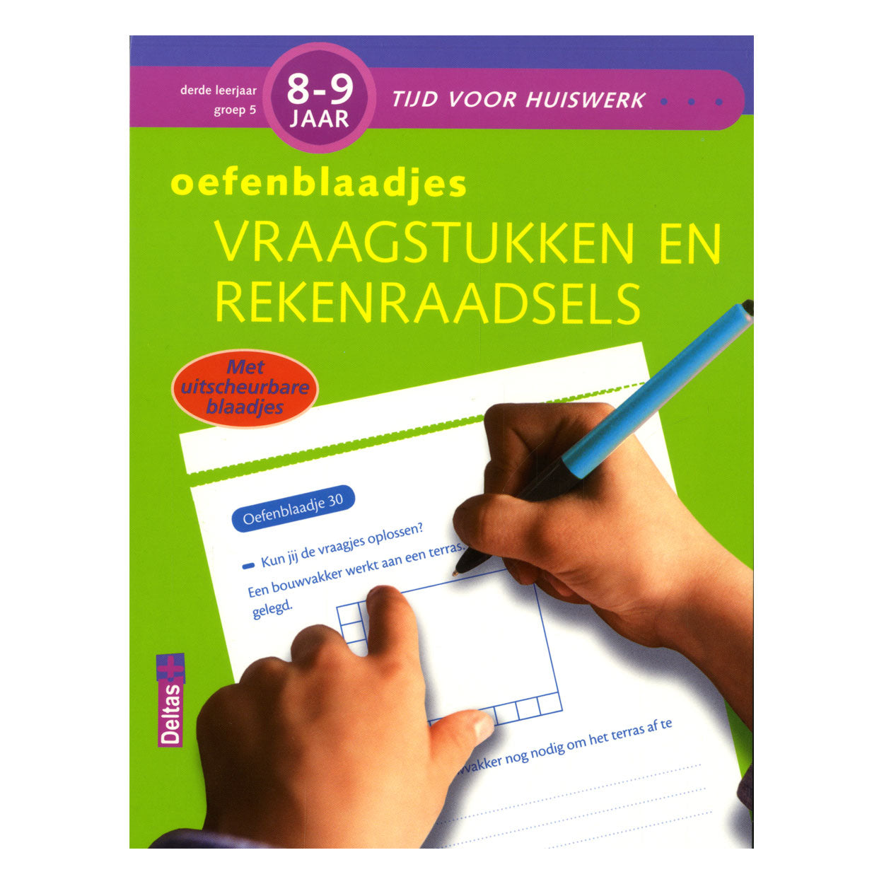 Deltas oefenblaadjes vraagstukken rekenraadsels (8-9 j.)