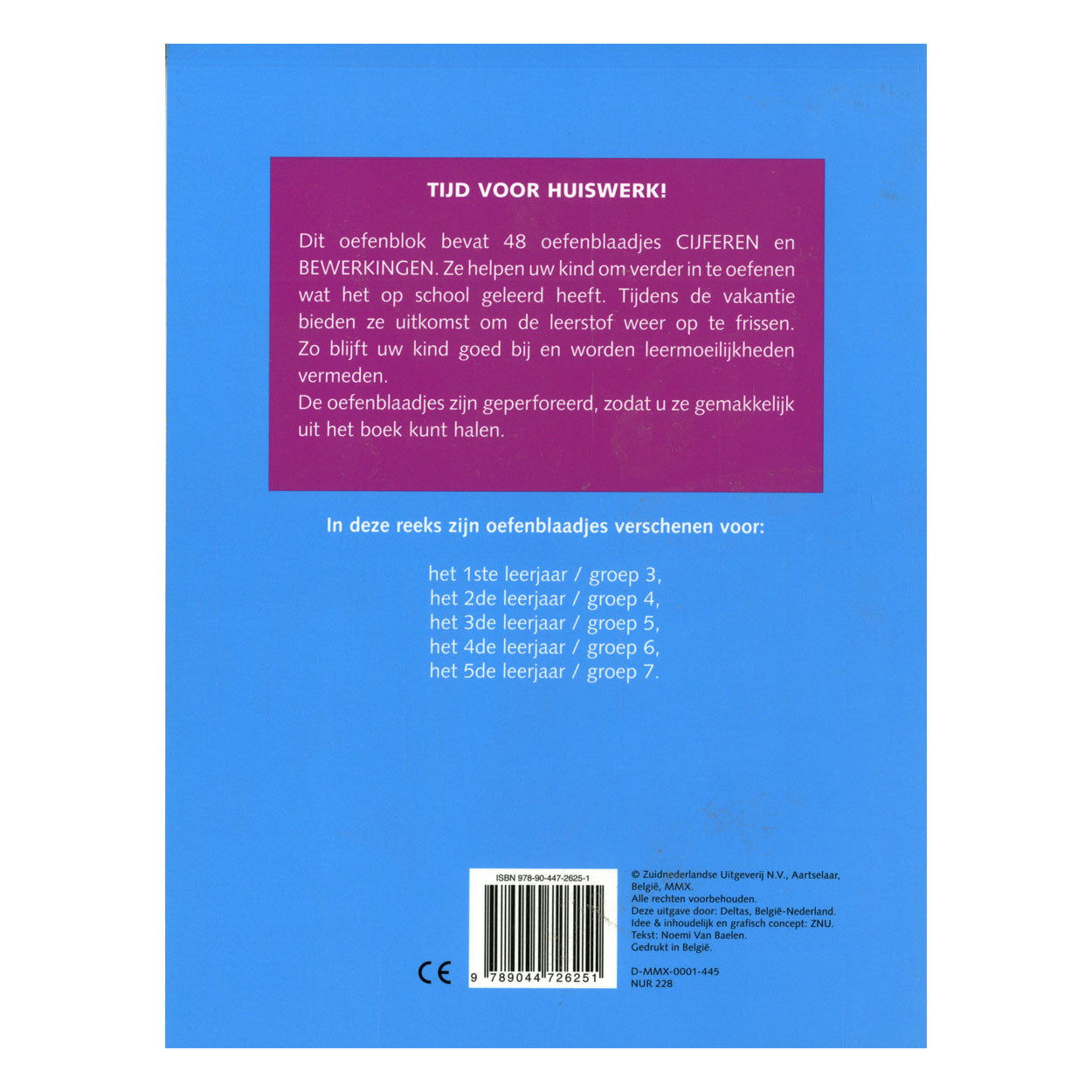 Deltas oefenblaadjes cijfers en bewerkingen (9-10 j)