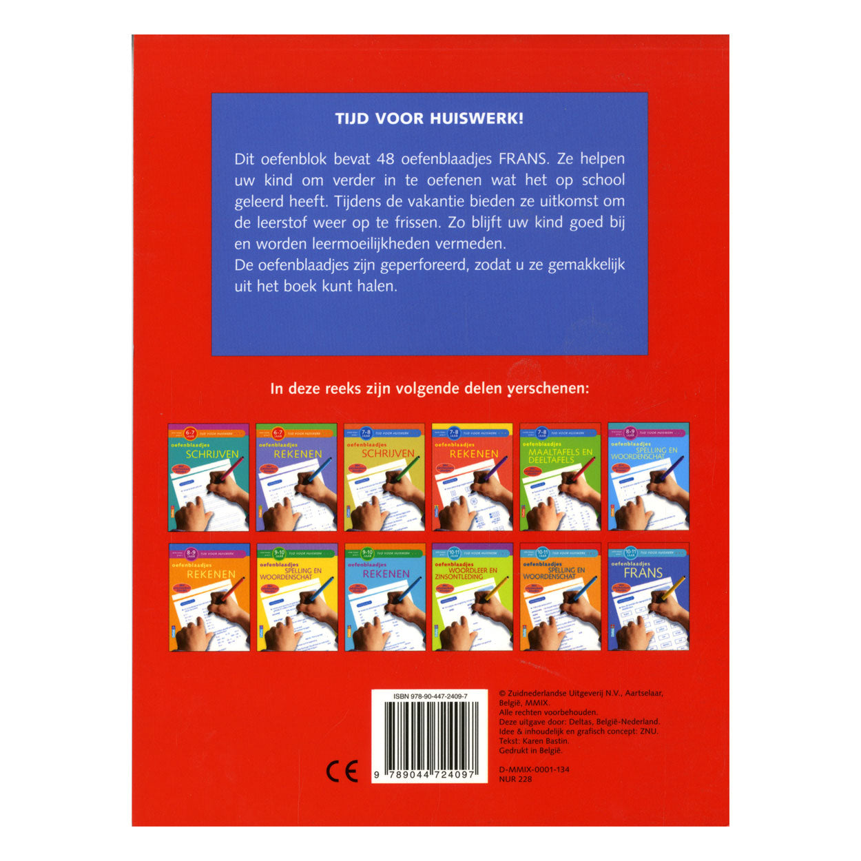 Deltas oefenblaadjes frans (10-11j)