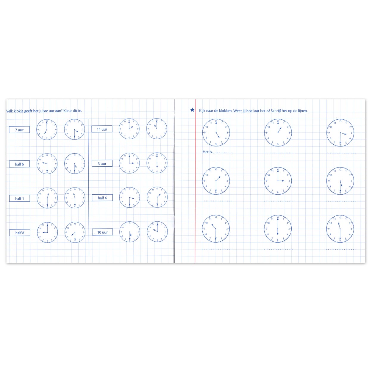Deltas Mijn Oefenschrift De Klok 7-9 jaar