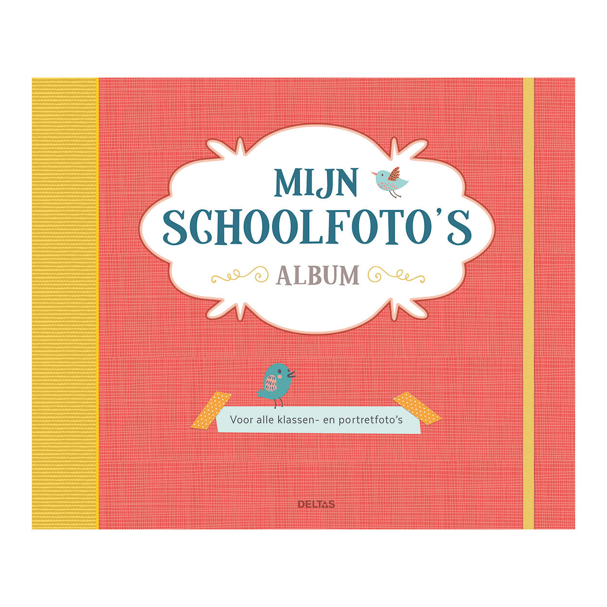 Deltas mijn schoolfoto's album rood