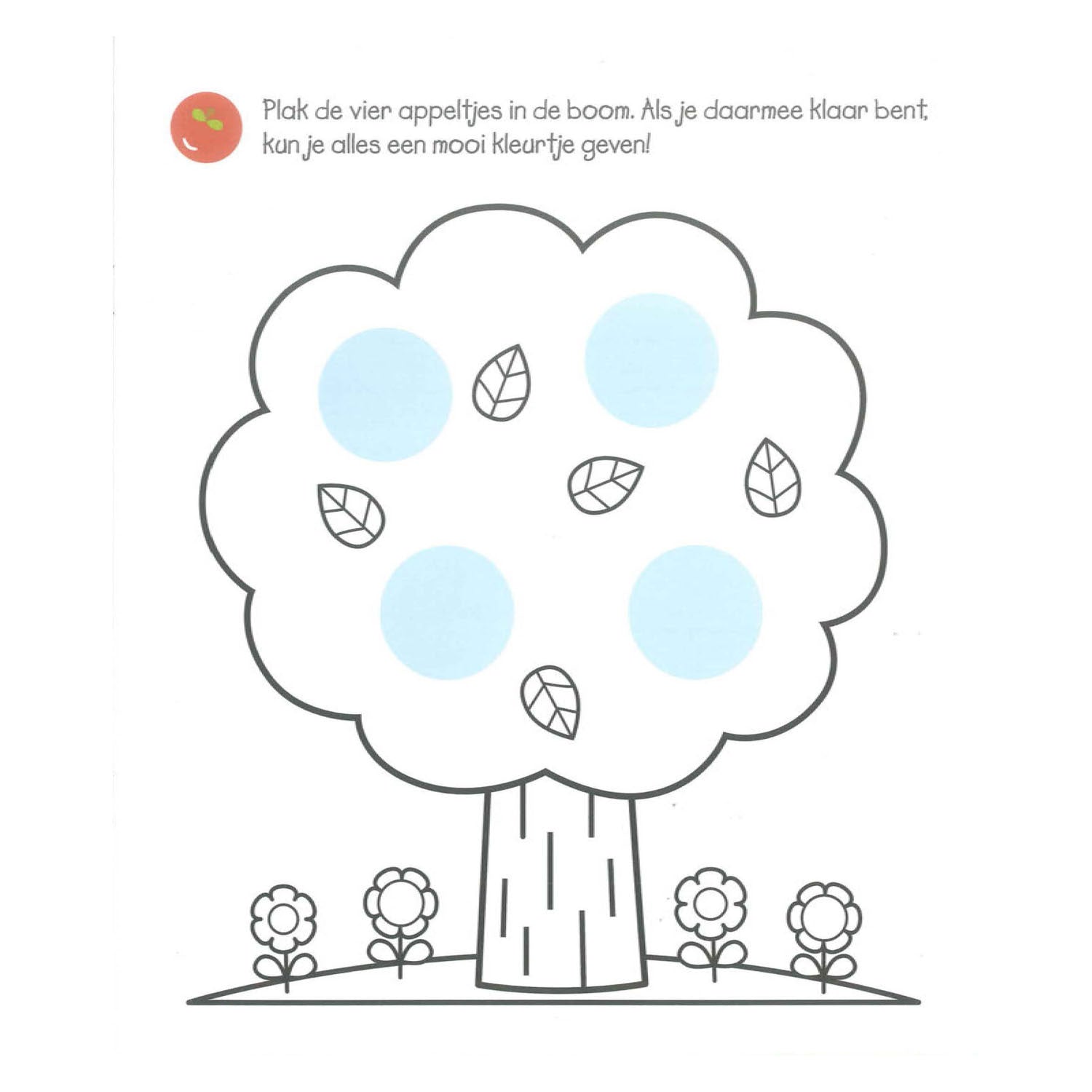 Deltas superleuk kleur- en stickerboek (2-4jr)