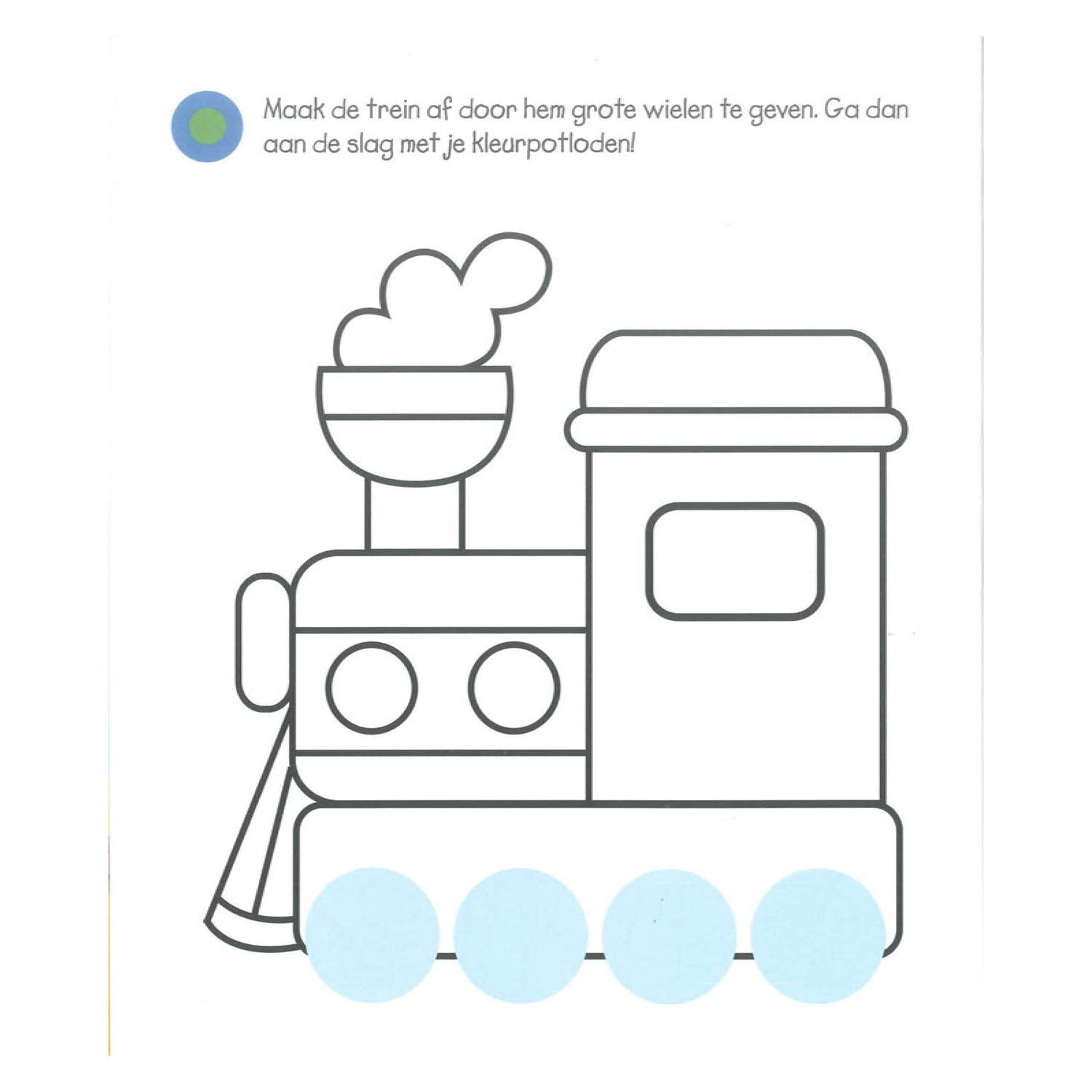 Deltas superleuk kleur- en stickerboek (2-4jr)