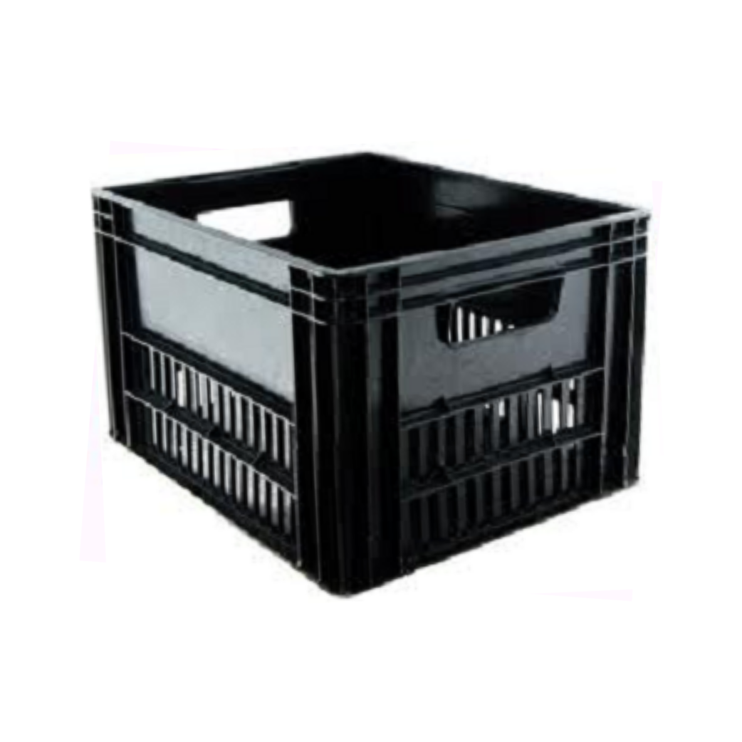Caisse PVC noir 40L 43x35x27
