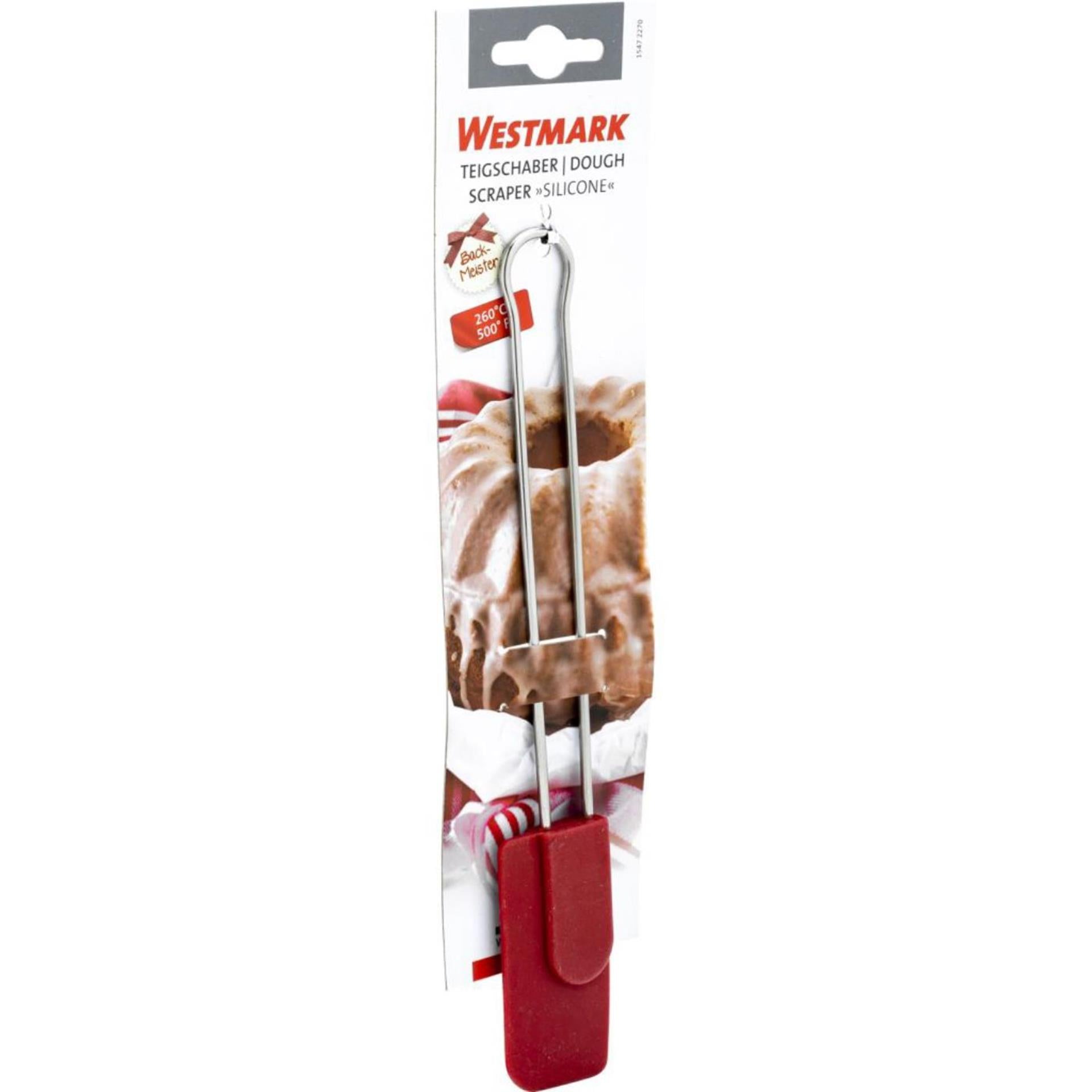 Westmark pannenlikker 22,5 cm rood RVS