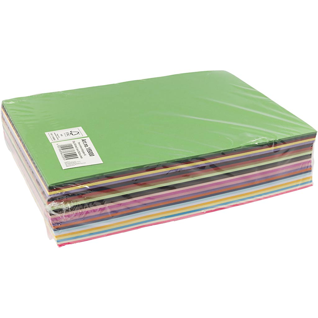 Creativ company toon-op-toon papier kleur a4, 500 gesloten