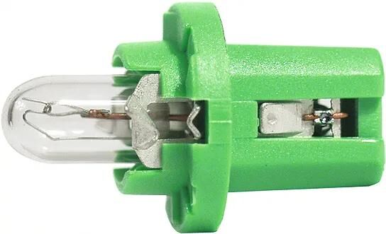 Hella steeklamp indicator lamp 12v 2w b8.5d green