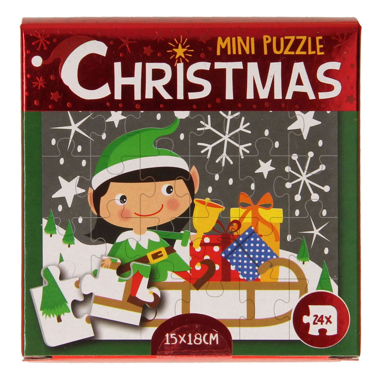Wint holland minipuzzel kerst, 24e.