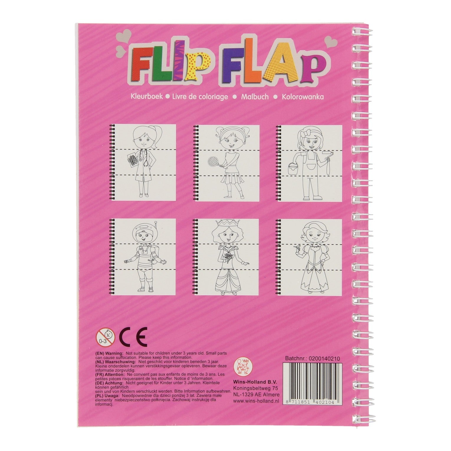Flip Flap Kleurboek Blauw