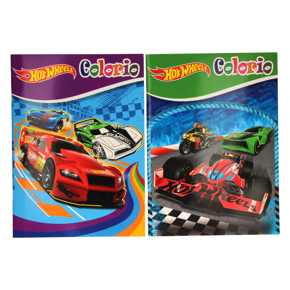 Hot Wheels Colorio kleurboek