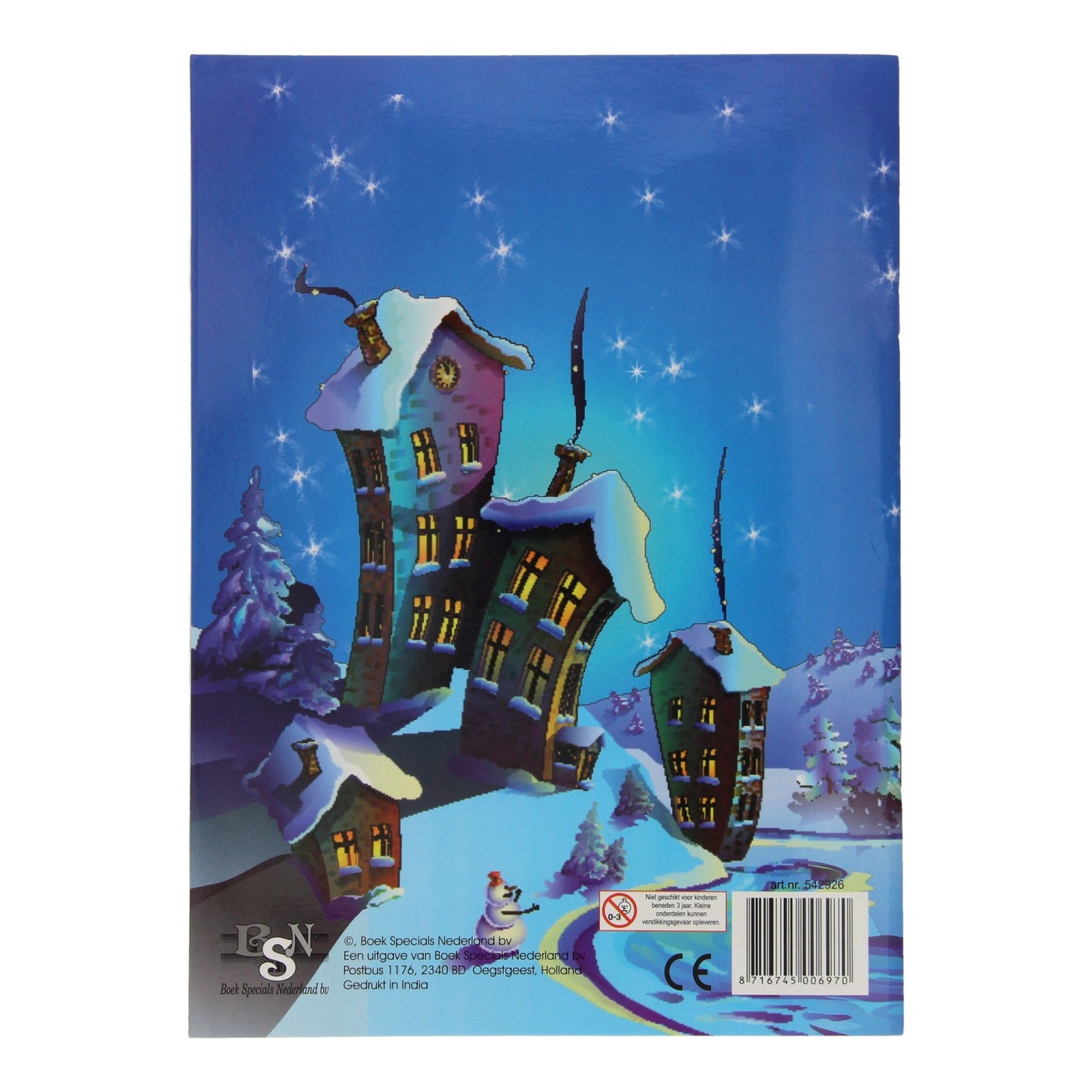 Boek specials nederland bv kerst sticker- en kleurboek