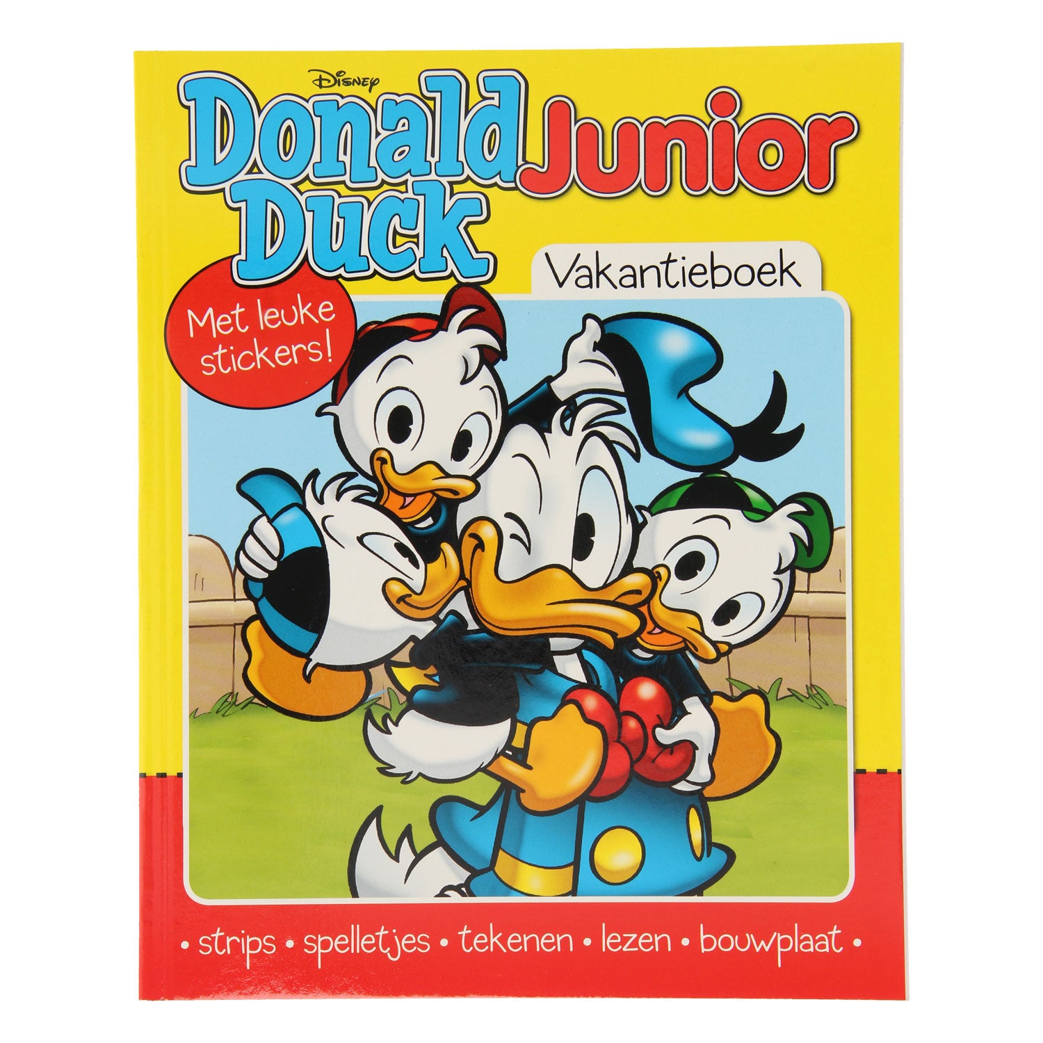 Boek specials nederland bv donald duck junior vakantieboek met stickers