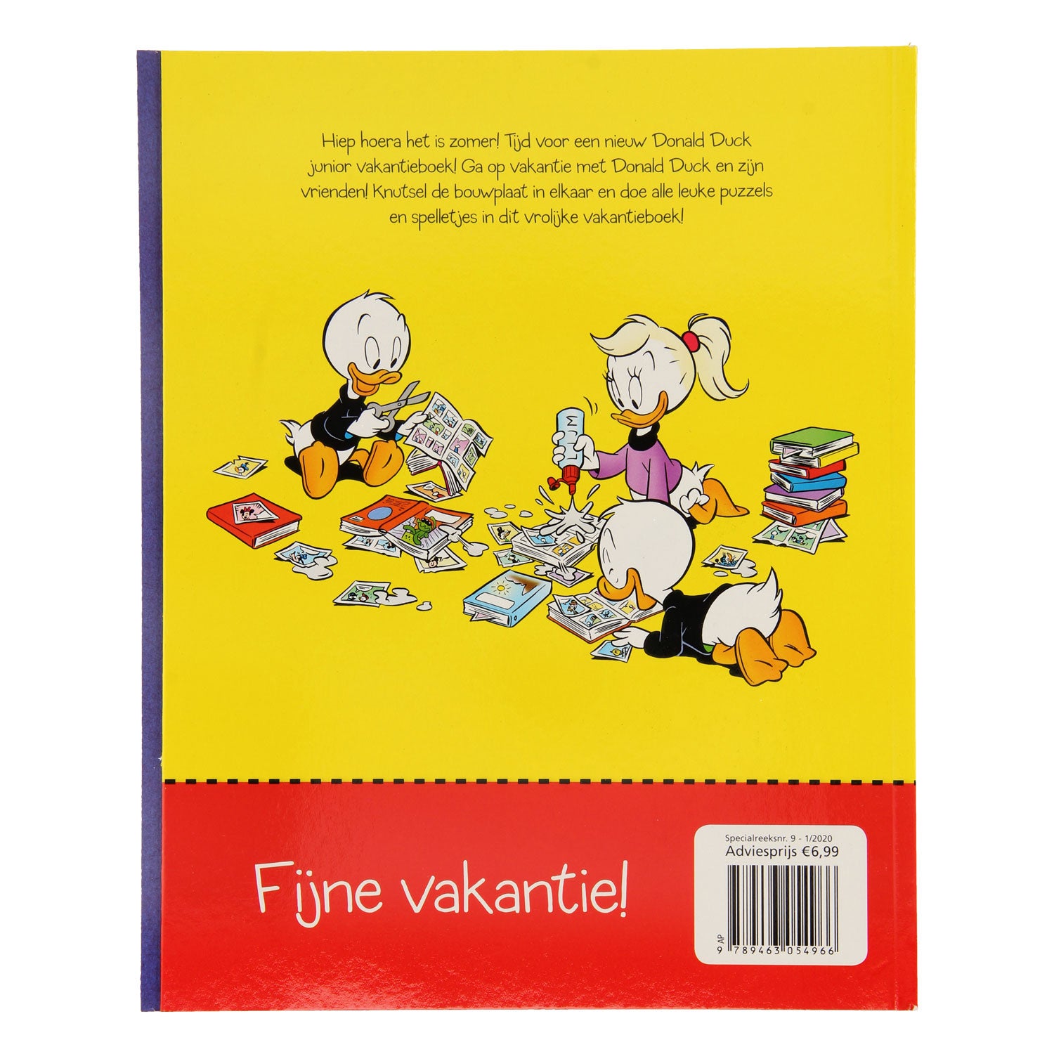 Boek specials nederland bv donald duck junior vakantieboek met stickers