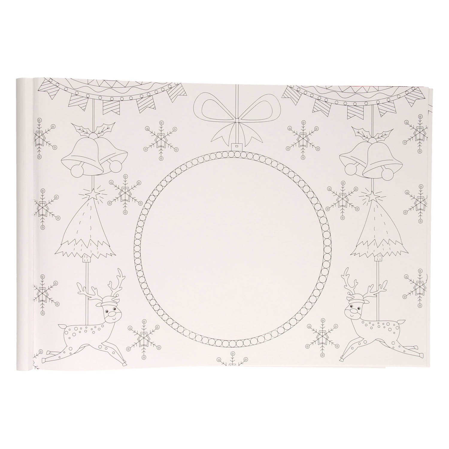 Wins holland kleurboek placemat kerst, 12st.