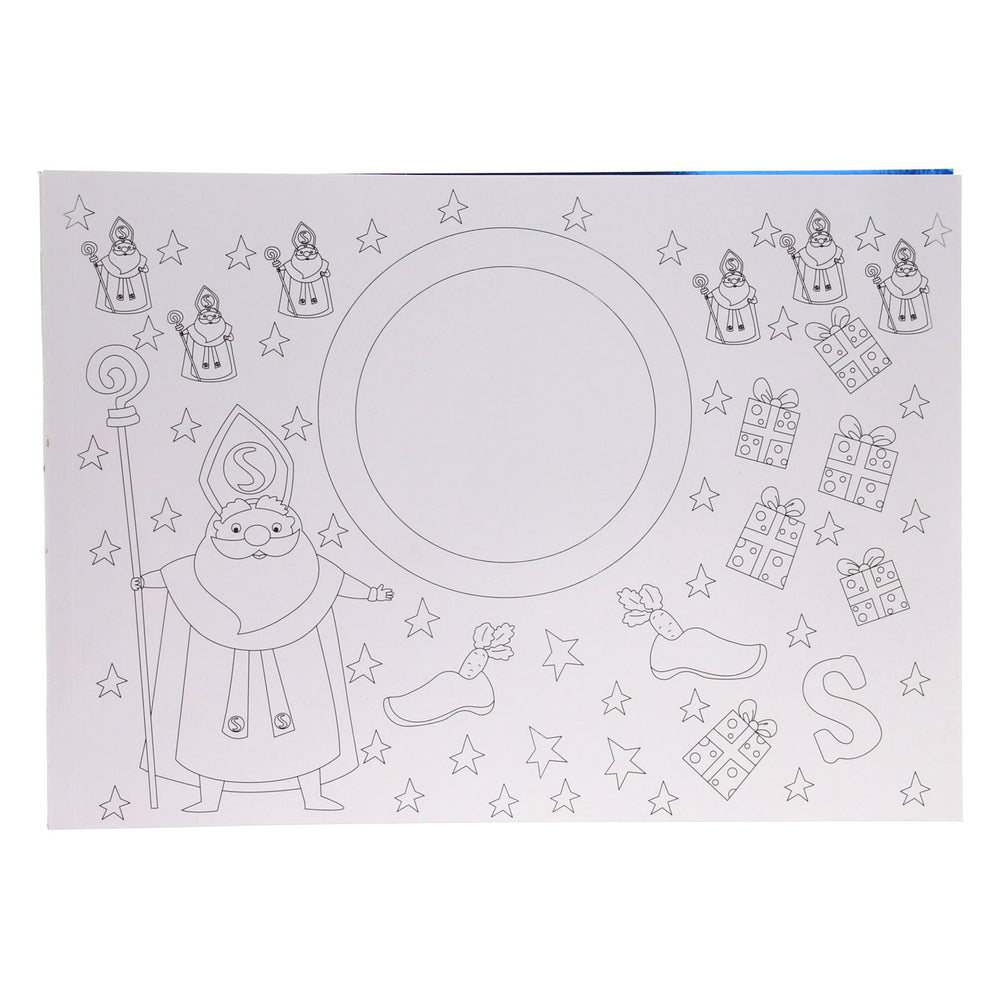 Wins holland placemats kleurboek sinterklaas, 12st.