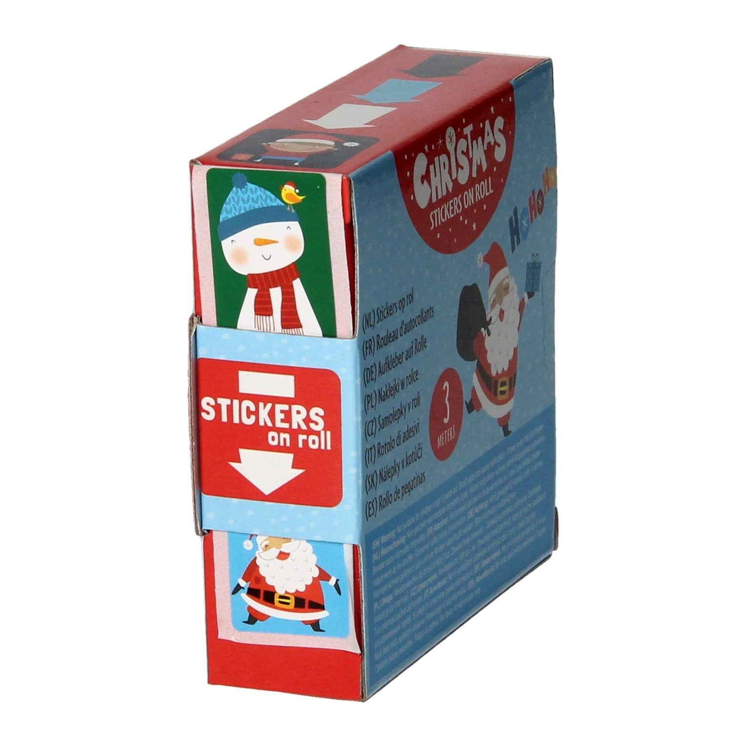 Wint holland kerststickers op rol, 3 meter