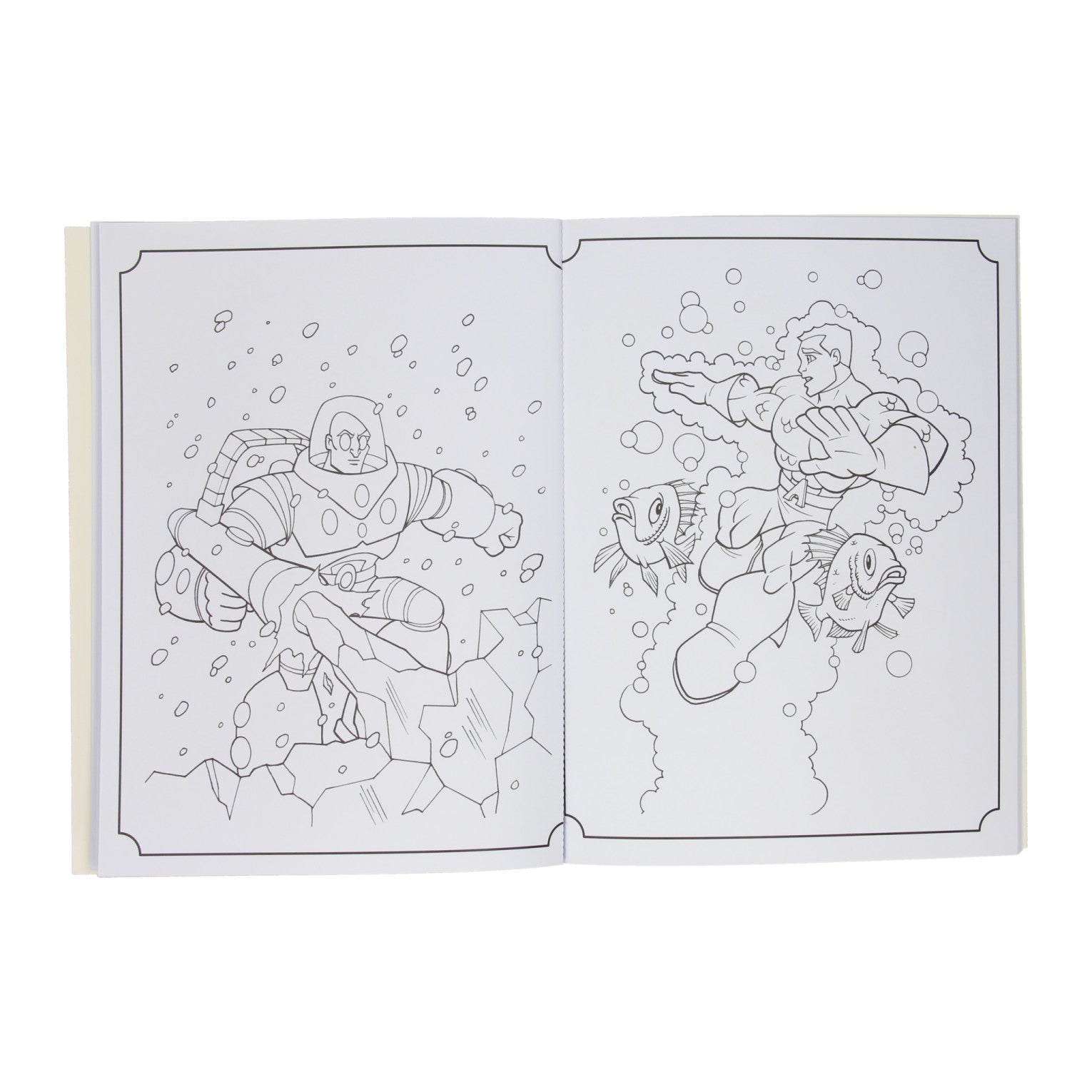 Boek specials nederland bv super color kleurboek dc super friends met potloden