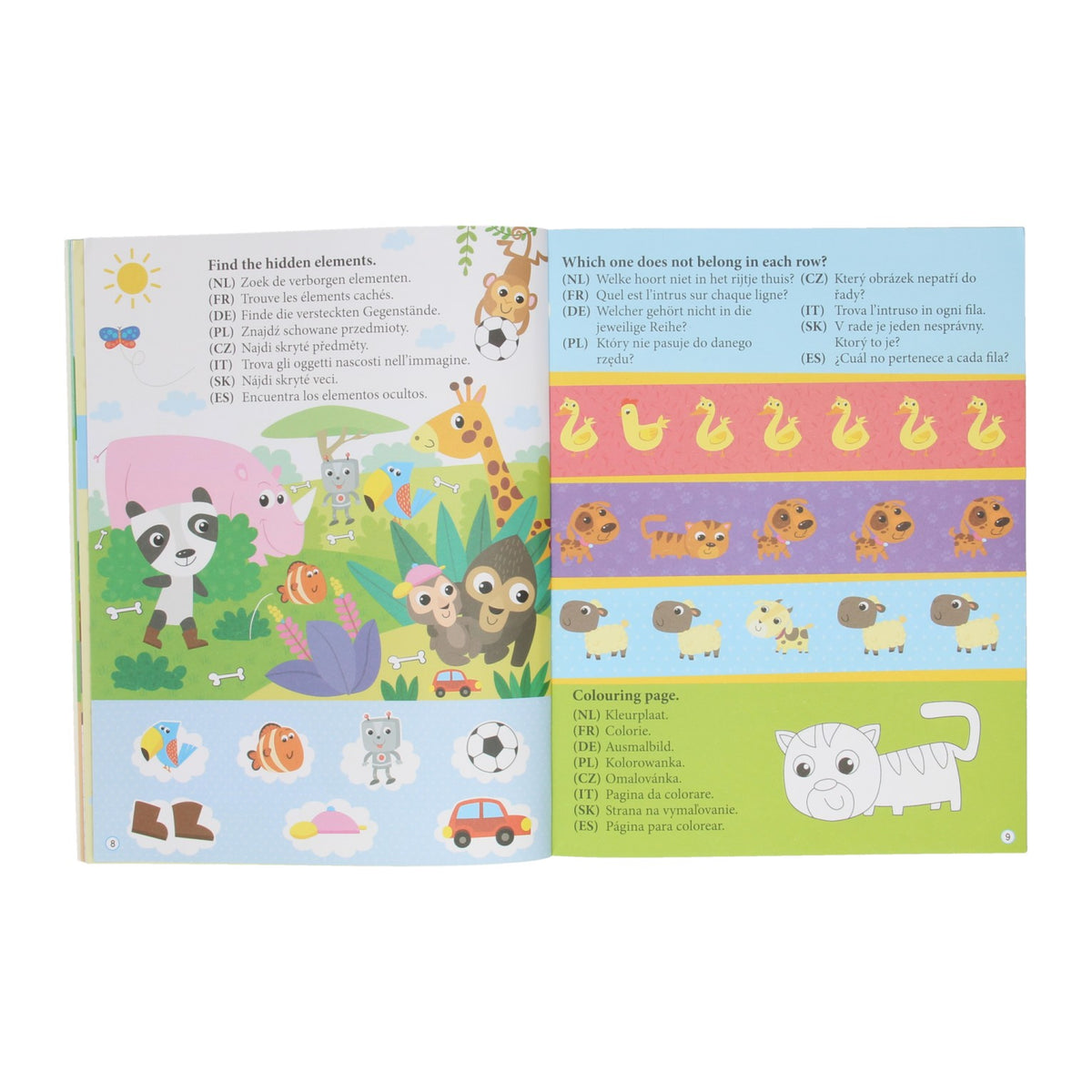 Wins Holland activity book - jungle