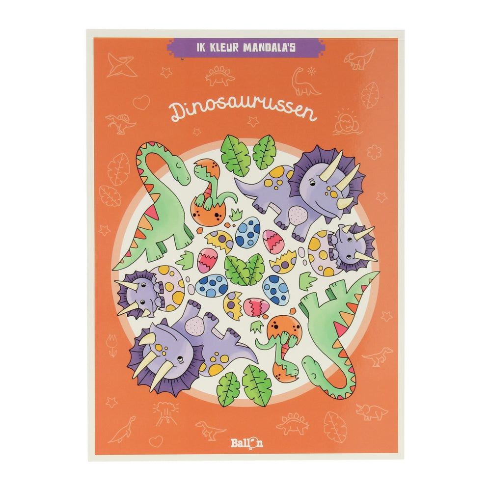 Wins holland ik kleur mandala's dinosaurussen
