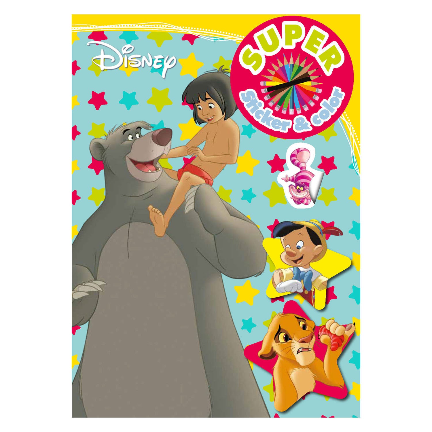 Boek specials nederland bv disney classics super sticker kleur kleurboek