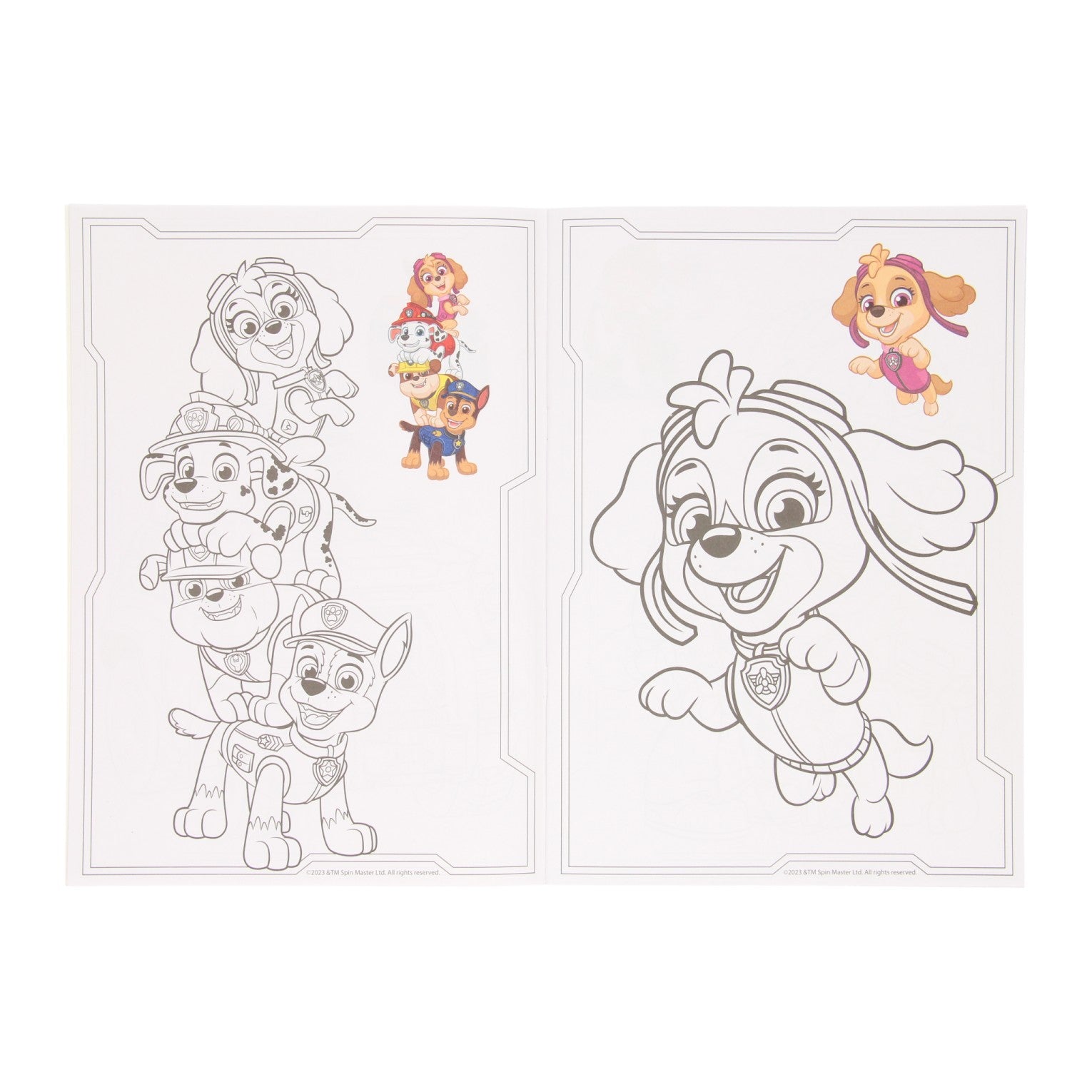 Wins Holland kleurboek Paw Patrol met kleurvoorbeelden