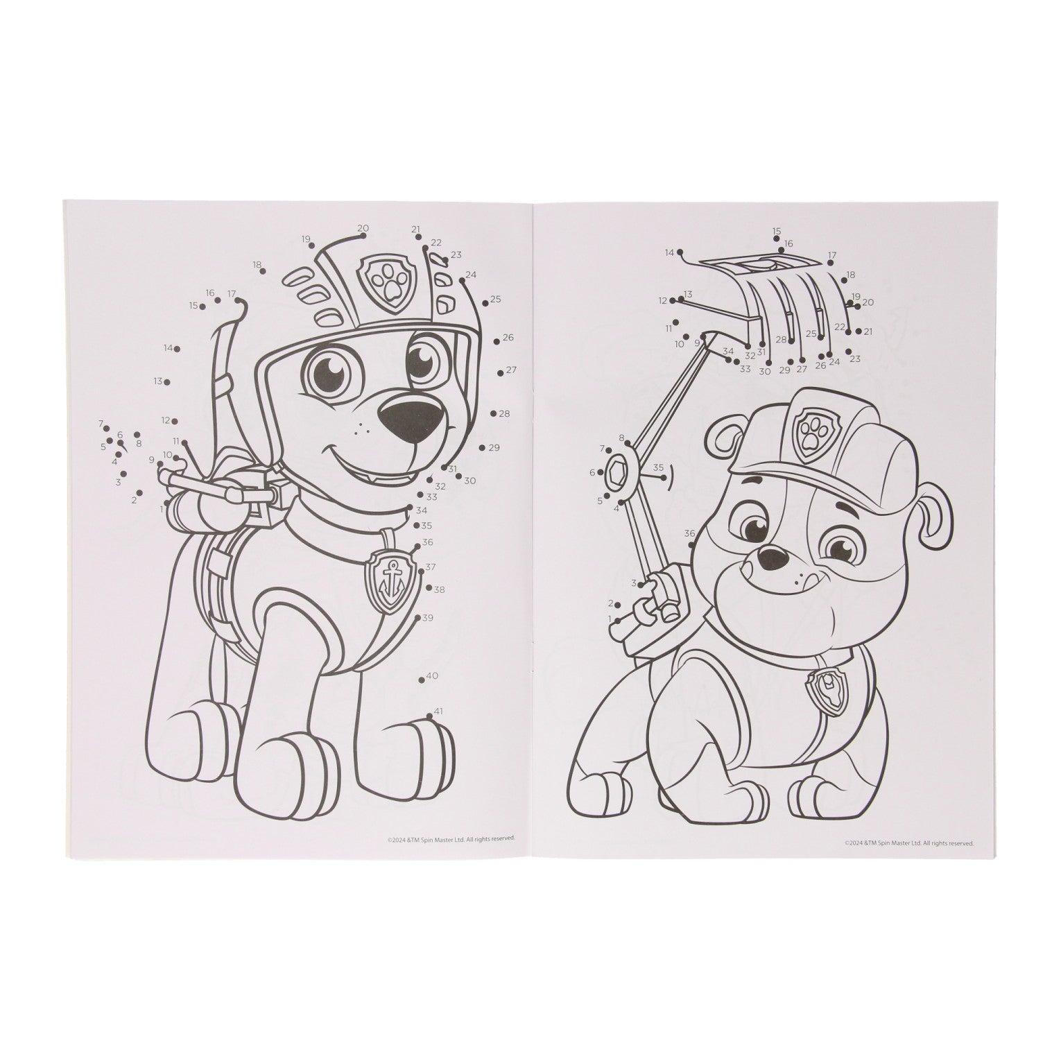 Wint holland verbind de punten kleurboek paw Patrol