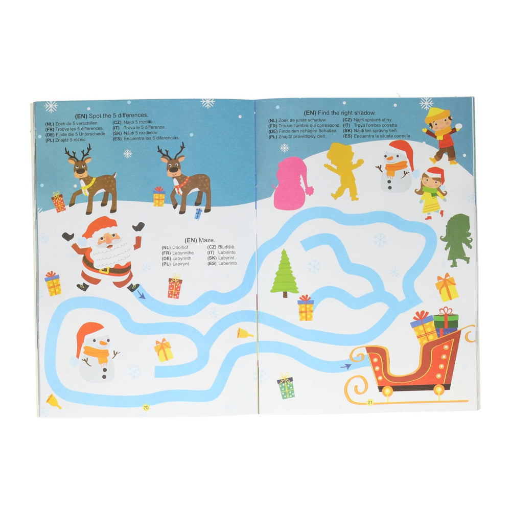 Wins holland kleur- en activiteitenboek a4 kerstmis